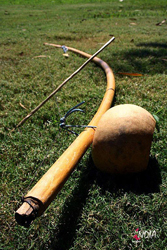 The berimbau is the principle instrument of capoeira